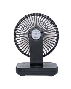 Вентилятор портативний настільний GXQC D606 Чорний (Black)