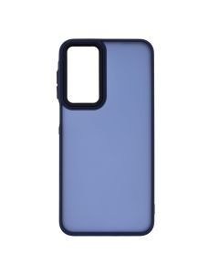Чехол накладка для Samsung A16 WAVE Matte Color Case Синий (Полуночный синий)