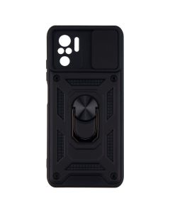 Чехол-накладка для Xiaomi Redmi Note 10/10s Camshield Serge Ring Черный (Black)