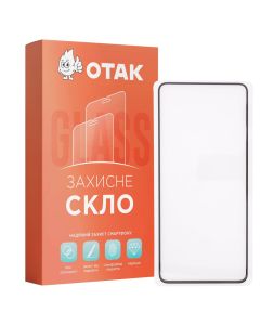 Захисне скло для Xiaomi Redmi Note 12/Realme C55 /C67С71/Motorola Moto G05/G15/E40 6D UA Sparta Чорне (Black)