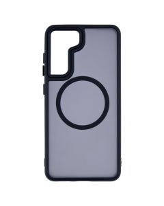 Чохол накладка для Samsung S21 FE WAVE Matte Insane Magsafe Чорна (Black)