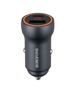 Borofone BZ32A (USB-C+USB) QC/PD30W Сірий (Grey)