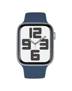 Смарт-годинник Apple Watch SE 2024 GPS 44mm Silver Aluminium Case with Sport Band - (MXEQ3QH/A) Срібний (Silver)