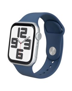 Смарт-годинник Apple Watch SE 2024 GPS 44mm Silver Aluminium Case with Sport Band - (MXEQ3QH/A) Срібний (Silver)