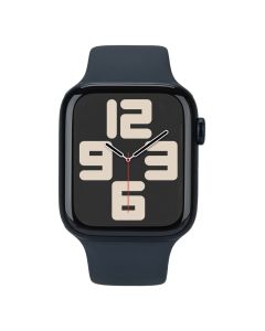 Смарт-годинник Apple Watch SE 2024 GPS 44mm Midnight Aluminium Case with Sport Band- M/L (MXEK3QH/A) Чорний (Midnight)