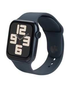 Смарт-годинник Apple Watch SE 2024 GPS 44mm Midnight Aluminium Case with Sport Band- M/L (MXEK3QH/A) Чорний (Midnight)