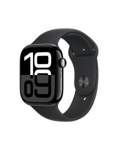 Смарт-годинник Apple Watch Series 10 GPS 46mm Black Aluminium Case with Sport Band - M/L (MWWQ3QH/A) Чорний (Black)