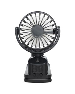 Вентилятор портативний F7 зі зволоженням Чорний (Black)