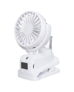 Вентилятор портативний F7 зі зволоженням Білий (White)
