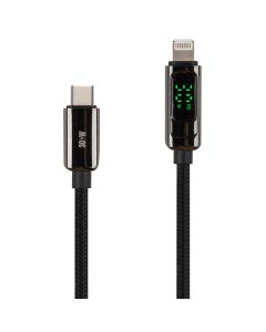 USB кабель Yoki Display YK-DI88 Type C to Lightning 30W 1.2м Чорний (Black)