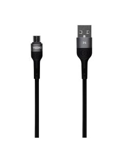 USB кабель Yoki Extra YK-EX11 Type C 3A 2м Чорний (Black)