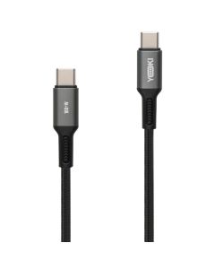 USB кабель Yoki Power YK-PO70 Type C to Type 100W 2м Чорний (Black)