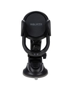 Автотримач Walker CX-013 висувний із затискачем та присоскою Чорний (Black)