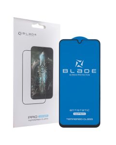 Захисне скло для Samsung A16/A26/A17 Blade Antistatic Full Glue Чорне (Black)