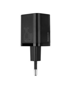 Зарядное устройство Baseus Super Silicone Quick Charge (USB-C) PD 25W Черное (Black)