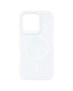 Чехол-накладка для iPhone 16 Pro TPU+PC AeroCool MagSafe Белый (White)