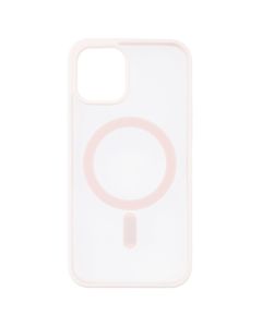 Чохол накладка для iPhone 12/12 Pro TPU Color MagSafe Рожева (Pink)