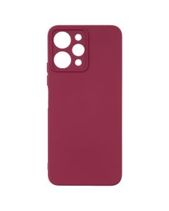Чохол накладка для Xiaomi Redmi 12 Silicone Cover Full Червона (Maroon)
