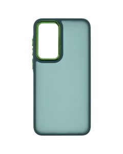 Чехол накладка для Samsung A35 TPU+PC Space II Color Mattel Зеленый (Green)