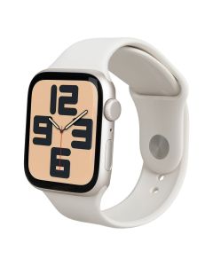 Смарт-годинник Apple Watch SE GPS 44мм Starlight Aluminium Case with Starlight Sport Band - M/L (MXEV3QH/A)