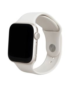 Смарт-годинник Apple Watch SE GPS 44мм Starlight Aluminium Case with Starlight Sport Band - M/L (MXEV3QH/A)