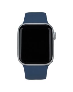 Смарт-годинник Apple Watch SE GPS 40мм Silver Aluminium Case with Denim Sport Band - S/M (MXEC3QH/A)