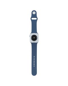 Смарт-годинник Apple Watch SE GPS 44мм Silver Aluminium Case with Denim Sport Band - M/L (MXER3QH/A)