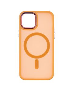 Чехол-накладка для iPhone 12 MagSafe MATTE Оранжевый (Orange)