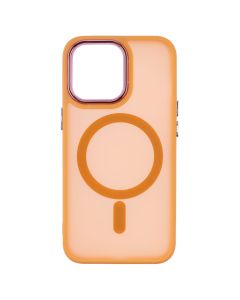Чехол накладка для iPhone 13 Pro MagSafe MATTE Оранжевый (Orange)