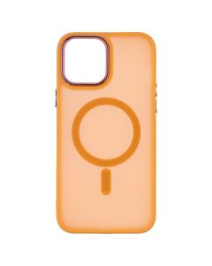 Чохол накладка для iPhone 13 Pro Max MagSafe MATTE Помаранчева (Orange)