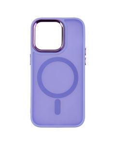 Чехол накладка для iPhone 14 Pro MagSafe MATTE Фиолетовый (Purple)