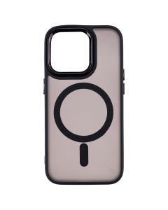 Чохол-накладка для iPhone 14 Pro MagSafe MATTE Чорна (Черный)