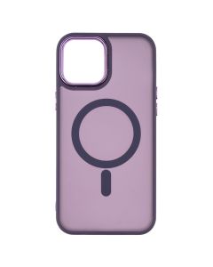 Чехол-накладка для iPhone 12 Pro Max MagSafe MATTE Фиолетовый (Purple)
