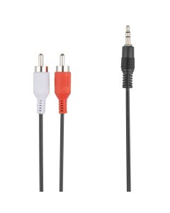 Аудіо перехідник Jack 3,5 — 2 RCA (Тюльпани)