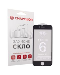 Захисне скло для iPhone 6/6S 3D Чорне (Black)