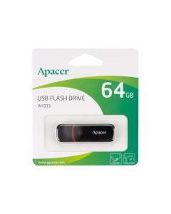 USB Флеш Apacer AH333 64Gb Чорна (Black)