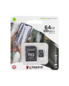 Kingston 64GB Class 10 UHS-1 +адаптер