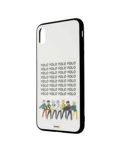 Чехол накладка для iPhone Xs Max Puzzo №3