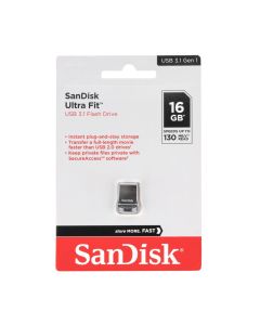 USB Флеш SanDisk Ultra Fit USB 3.1 16Gb Чорна (Black)
