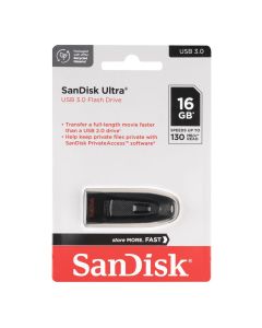 USB Флеш SanDisk Ultra USB 3.0 16Gb Чорна (Black)