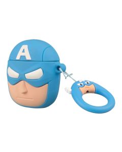 Чохол для навушників AirPods Marvel & DC (Капітан Америка)