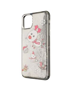 Чохол накладка для iPhone 11 Pro Max NEW YEAR Снігопад Прозора (Transparent)