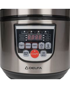 Мультиварка Delfa DMC-500 Чорна Срібна (Black Silver)