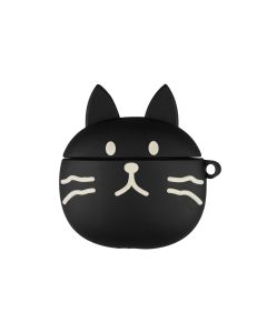Чохол для навушників AirPods Pretty Cats Чорний (Black)