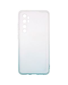 Чохол накладка для Xiaomi Mi Note 10 Lite Gradient Design Прозора Бірюзова (Transparent Turquoise)