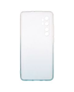 Чохол накладка для Xiaomi Mi Note 10 Lite Gradient Design Прозора Бірюзова (Transparent Turquoise)