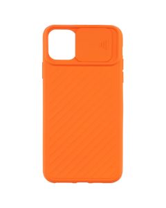 Чохол накладка для iPhone 11 Pro Max HIDE CAMERA Помаранчева (Orange)