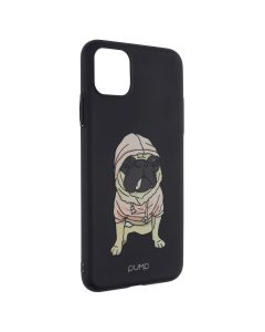 Чехол накладка для iPhone 11 Pro Max Pump Tender Мопс Серый (Grey)