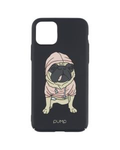 Чехол накладка для iPhone 11 Pro Pump Tender Мопс Серый