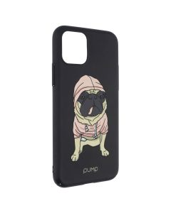 Чехол накладка для iPhone 11 Pro Pump Tender Мопс Серый